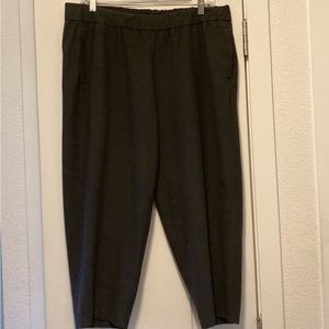 Eileen Fisher Black 66% Viscose 27% Nylon Pants size L